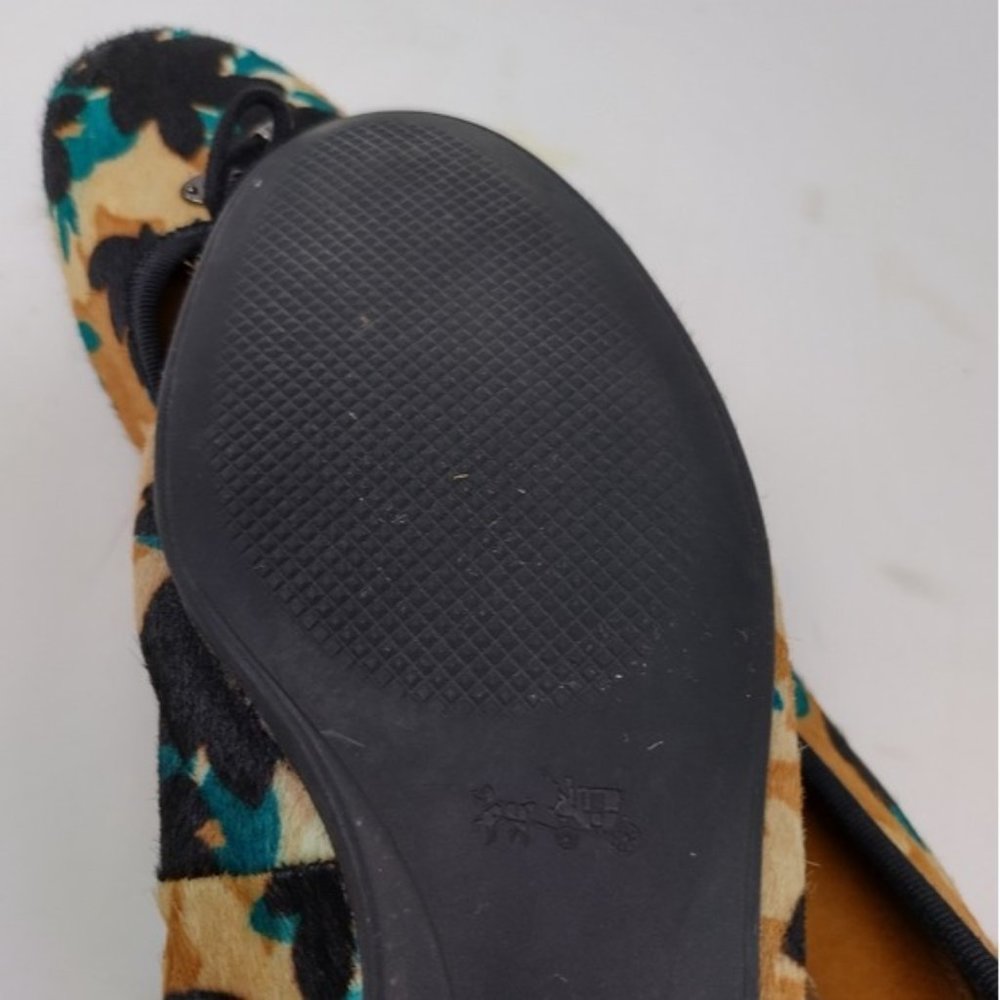 COACH Lara Calf Hair Ballet Flats 9.5 - Picture 7 of 10